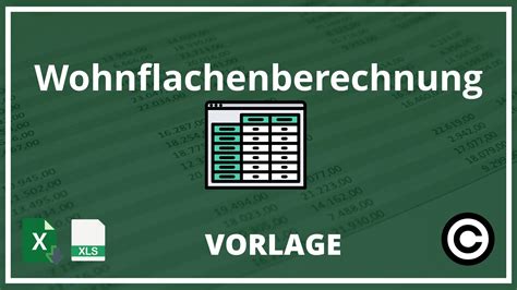 Wohnfl Chenberechnung Vorlage Excel