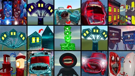 House Head Megahorn Lighthouse Bus Eater Car Eater Train Eater