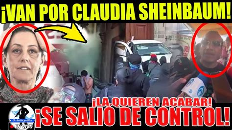 JUEVES URGENTECLAUDIA CORRE PELIGRO AMENZ LLEGÓ A PALACIO SE