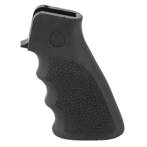 Hogue 15000 Rubber Grip With Finger Grooves AR 15 Rubber Black JAM Armory