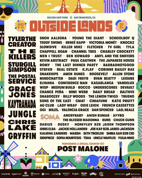 Outside Lands Announces Lineup Concert Crap