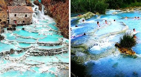 Saturnia Le Favolose Terme Con Piscine Naturali Acque Turchesi E