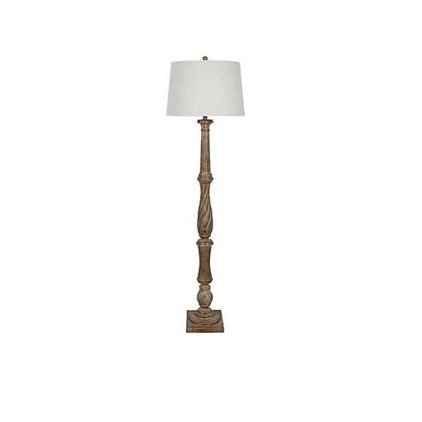 Chunky Washed Brown Floor Lamp From Kirklands In 2021 Brown Floor