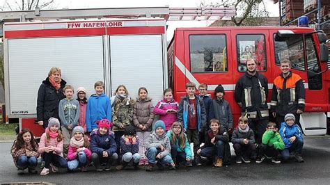 Grundschüler besuchten Feuerwehr