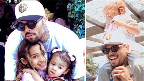 Chris Brown Dancing For His 3 Kids "Look What Happened, Omg" - YouTube