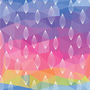 Multicolored Geometric Triangles In Abstract Background Vector