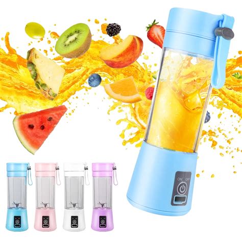 Electric Juicer Cup Personal Mixer Fruit Rechargeable With Usb Mini