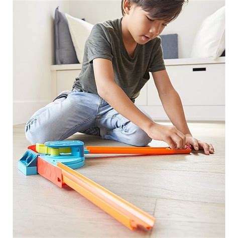 Coffret Propulseur De Virage Hot Wheels Avec Voiture Jouets Fr