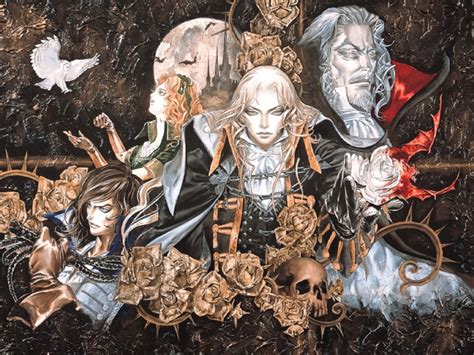 Richter Belmont Alucard Maria Renard And Dracula Castlevania And 1