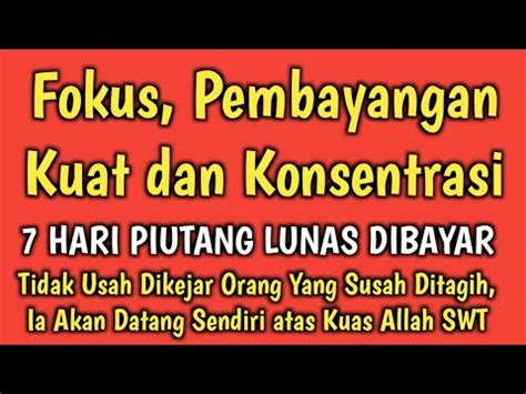 7 Hari Menagih Hutang Ke Orang Yang Susah Ditagih Bayar DOA INI BIKIN