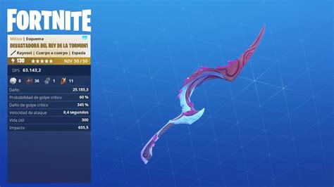 Devastadora del Rey de la Tormenta Arma mítica Fortnite Salvar el