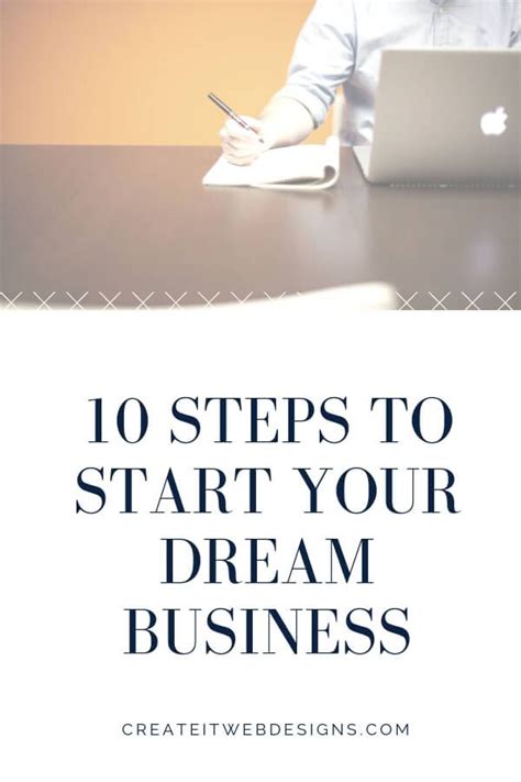 10 Steps To Start Your Dream Business Dream Business Dreaming Of You