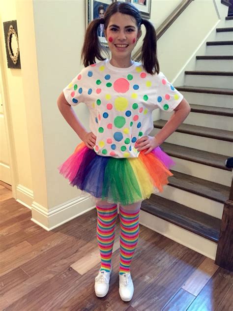 Diy Cute Female Clown Costume