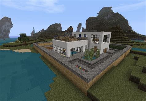 Modern House (White) Minecraft Map