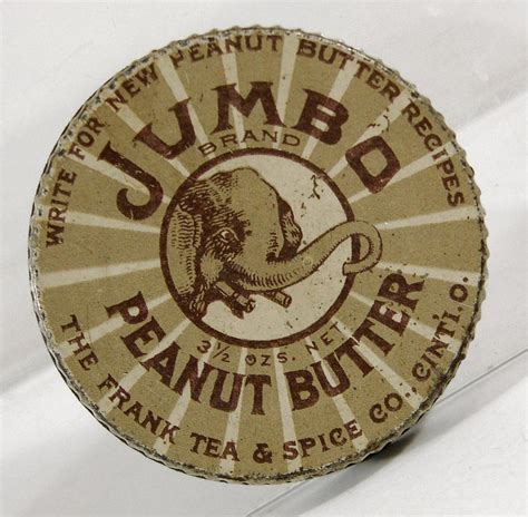 Original 1920 S Franks Jumbo Peanut Butter Tin Litho Jar Lid Fits 3 5 Ounce Jar 1826638318