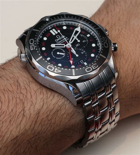 Omega Seamaster 300M Chronograph GMT Co-Axial Watch Hands-On | aBlogtowatch