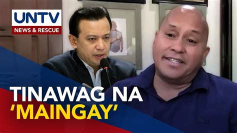 Sen Dela Rosa Sa Panawagang ICC Probe Ni Ex Sen Trillanes Sa Davao