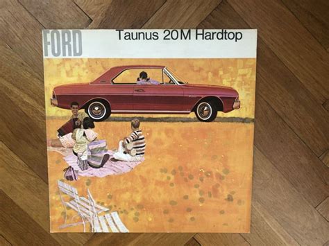 Originalni Prospekt Ford Taunus M Hardtop Linija P