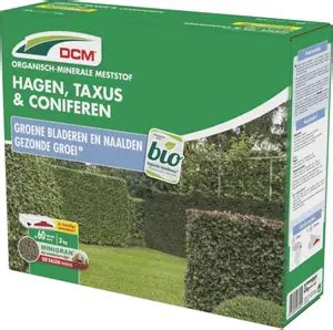 DCM Meststof Hagen Taxus Coniferen 3 Kg Hendriks Plantencentrum In