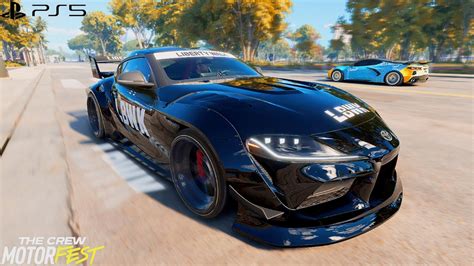 The Crew Motorfest Toyota GR Supra LBWK 21 On Free Roam Gameplay