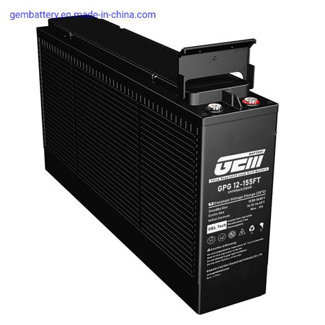 GEM 12V 155AH 175AH 200AH Lead Acid Battery For Solar Power UPS Data