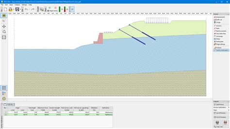 Anchor Verification Program Slope Stability Online Help Geo