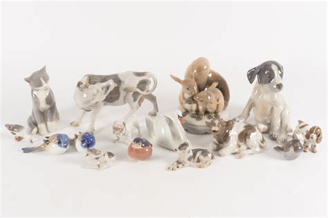 Royal Copenhagen Bing Grøndahl Samling figurer 15 Auktionshuset