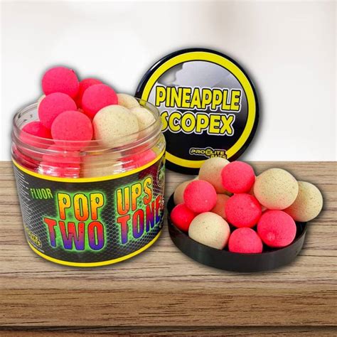 Pro Elite Baits Fluor Pop Ups PiÑa Scopex 1420 Mm Pinkwhite