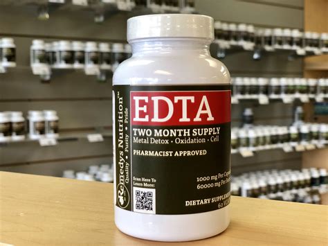 Edta Plus Capsules Metal Detox Vitamins And Minerals National Heart