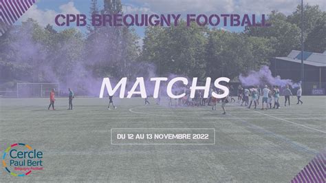 Cercle Paul Bert Foot Br Quignyagenda Du Et Novembre Cercle