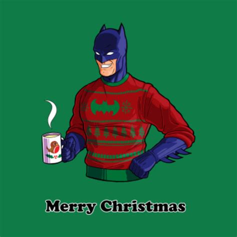 Batman - Merry Christmas - Batman - T-Shirt | TeePublic