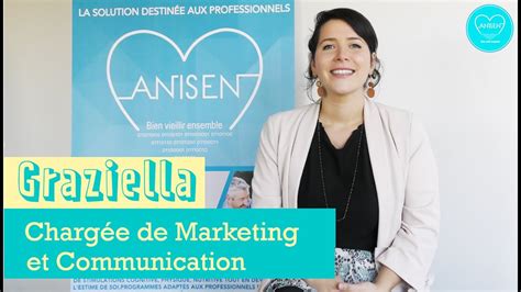 Présentation Graziella Chargée de Marketing et Communication YouTube