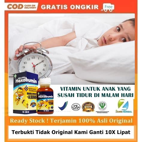 Jual Vitamin Untuk Anak Yang Susah Tidur Di Malam Hari Insomnia