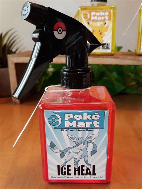 Pokemon ICE HEAL Status Heal Potion Replica Feat Glaceon Etsy