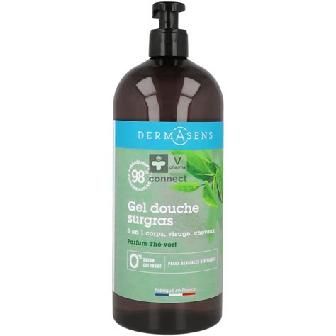 Dermasens Gel Douche Surgras 3En1 Thé Vert 1L