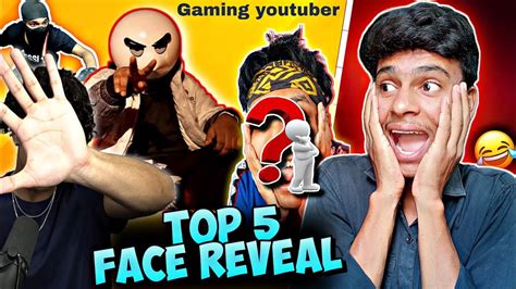 Top 5 Gaming Youtuber Face Reveal 😱😲 Popular Youtuber Face Reveal