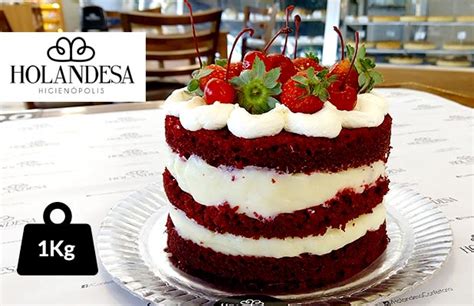 Naked Cake De Red Velvet Da Holandesa Holandesa Confeitaria Londrina Cidade Oferta