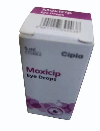 Moxicip Moxifloxacin Eye Drops Ml At Rs Box In Bengaluru Id