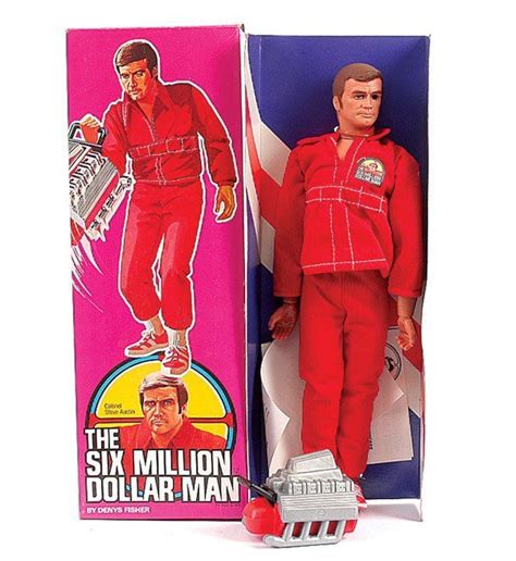 The Six Million Dollar Man Action Figure Is In Its Box