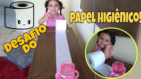 Desafio Do Papel HigiÊnico Com Copo DÁgua Tik Tok Aysha Dias