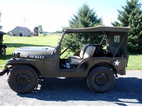 Us Navy Jeep Willys M38a1 I Believe The Piece Of Paper O Flickr