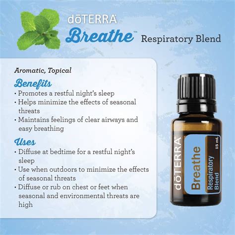 dōTERRA Breathe is a remarkable blend of essential oils including