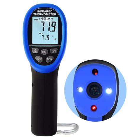 Dual Laser Ir Infrared Thermometer Degc Degf Degf