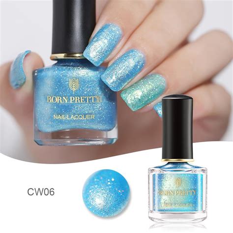 Buy BORN PRETTY 6ml Bottle Series Nail Polish Iridescent Glitter