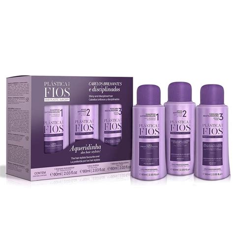 Cadiveu Plastica Dos Fios Brazilian Keratin Hair Smoothing System Anti Frizz