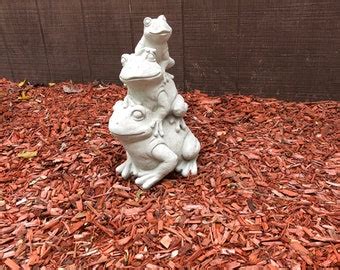 Frog Statue Concrete Frog Figure Cement Statue Of Frogs Garden Decor