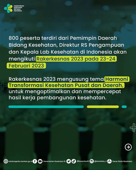 Kementerian Kesehatan RI On Twitter Pada Rakerkesnas Tahun Ini Akan