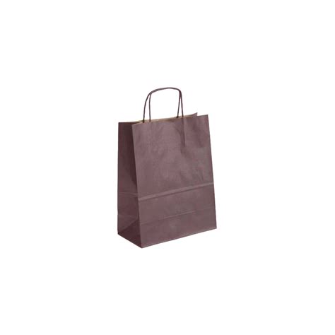 SAC PAPIER PF 35 14X40CM CHOCOLAT 50 Sopadec Décoration Emballage