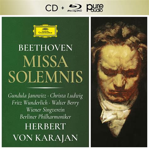 Beethoven Missa Solemnis Mozart Mass Karajan Deutsche Grammophon