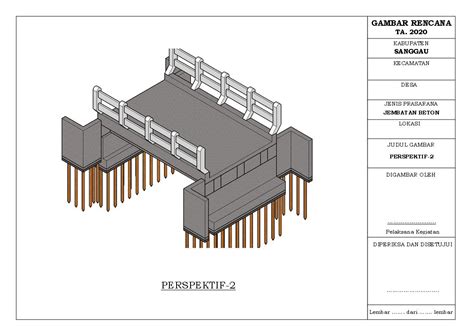 Detail Denah Gambar Jembatan Bentang 40 Koleksi Nomer 20